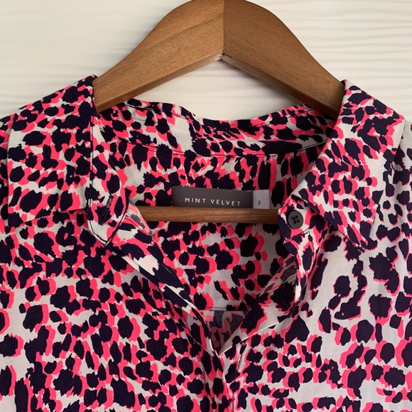 Mint Velvet, Animal Print Blouse - Picture 3 of 9